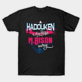 A Hadouken A Day Keeps M.Bison Away T-Shirt